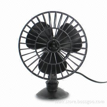 Car Fan with 4-inch Sorbed Base, Made of PP